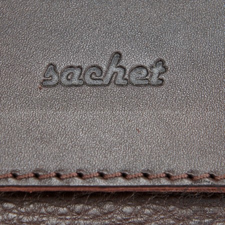 Кожаный рюкзак "Школьник" (тёмно-коричневый)